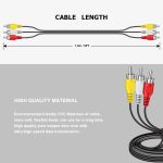 3RCA male to male cable